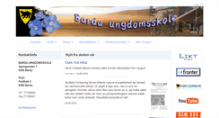 Desktop Screenshot of bardu.ungdomsskole.no