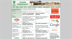 Desktop Screenshot of enebakk.ungdomsskole.no