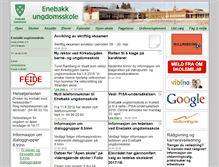 Tablet Screenshot of enebakk.ungdomsskole.no